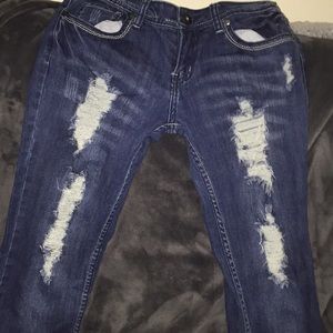 Denim Ripped Jeans